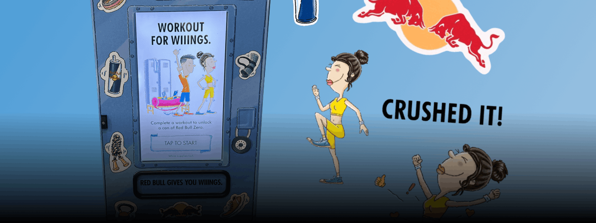 Redbull “Workout for Wiiings” Vending Challenge
